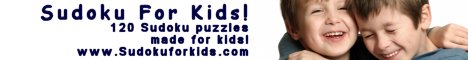 Sudoku for Kids - 120 Sudoku made for Kids!